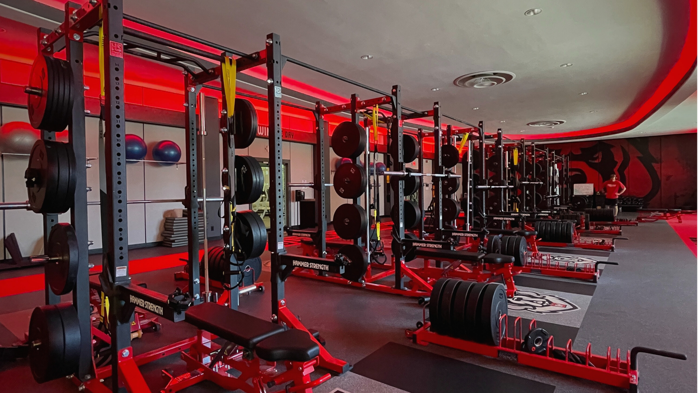 Gym flooring installation